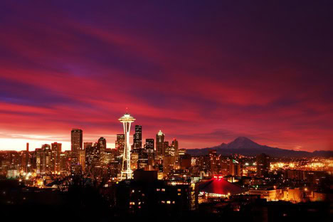 One of Seattle's Amazing Sunsets