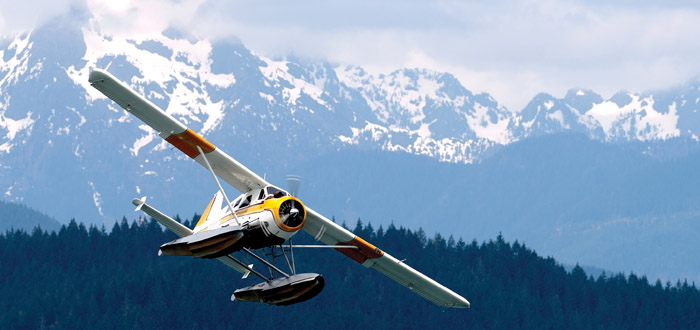 Olympic Mountain Range, Sea Plane, Kenmore Air