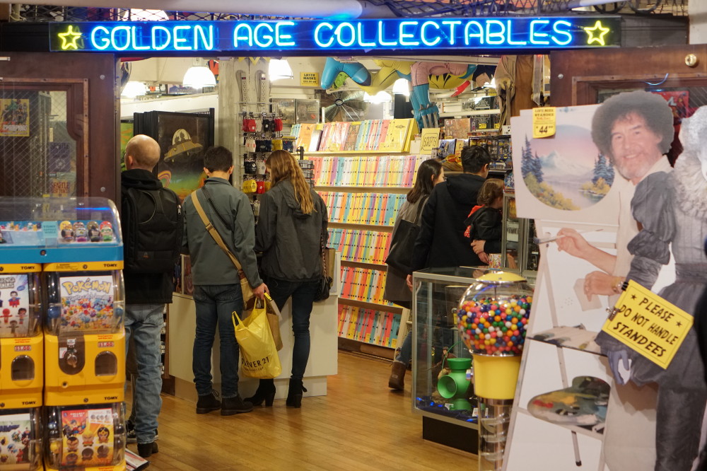 Golden Age Collectables, Pike Place Market, Seattle, WA Comic Book Shop