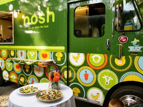 Eating at the Nosh Food Truck