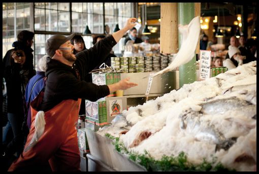 Pike Place fish toss
