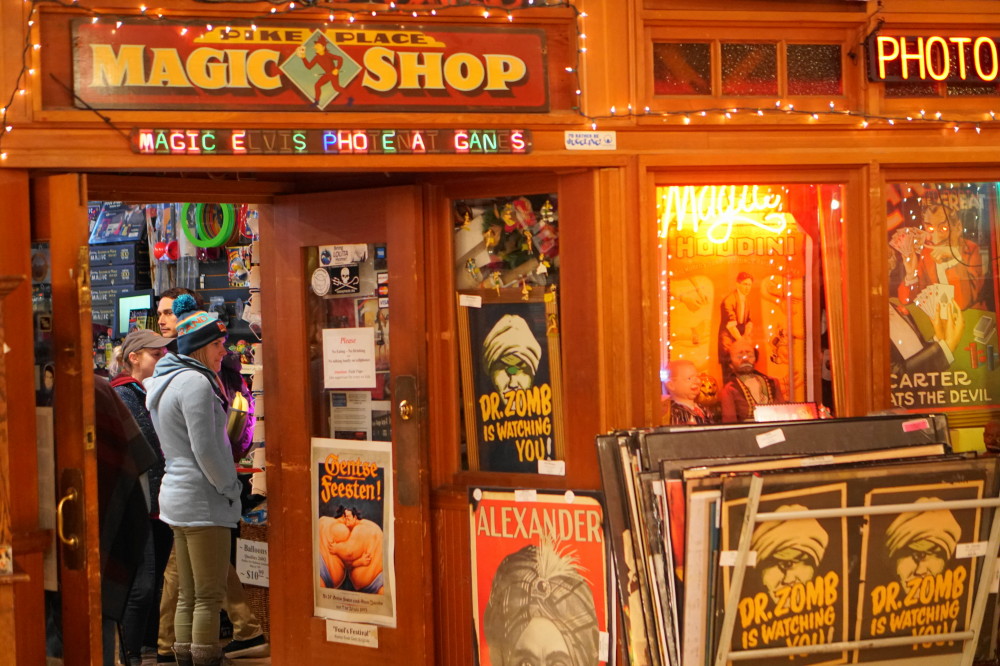 Pike Place Magic Shop, Pike Place Market, Down Under, Seattle, Washington