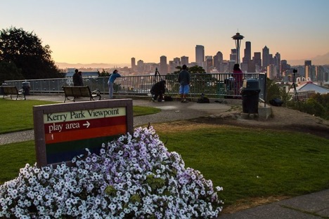 Sunset at Kerry Park Viewpoint